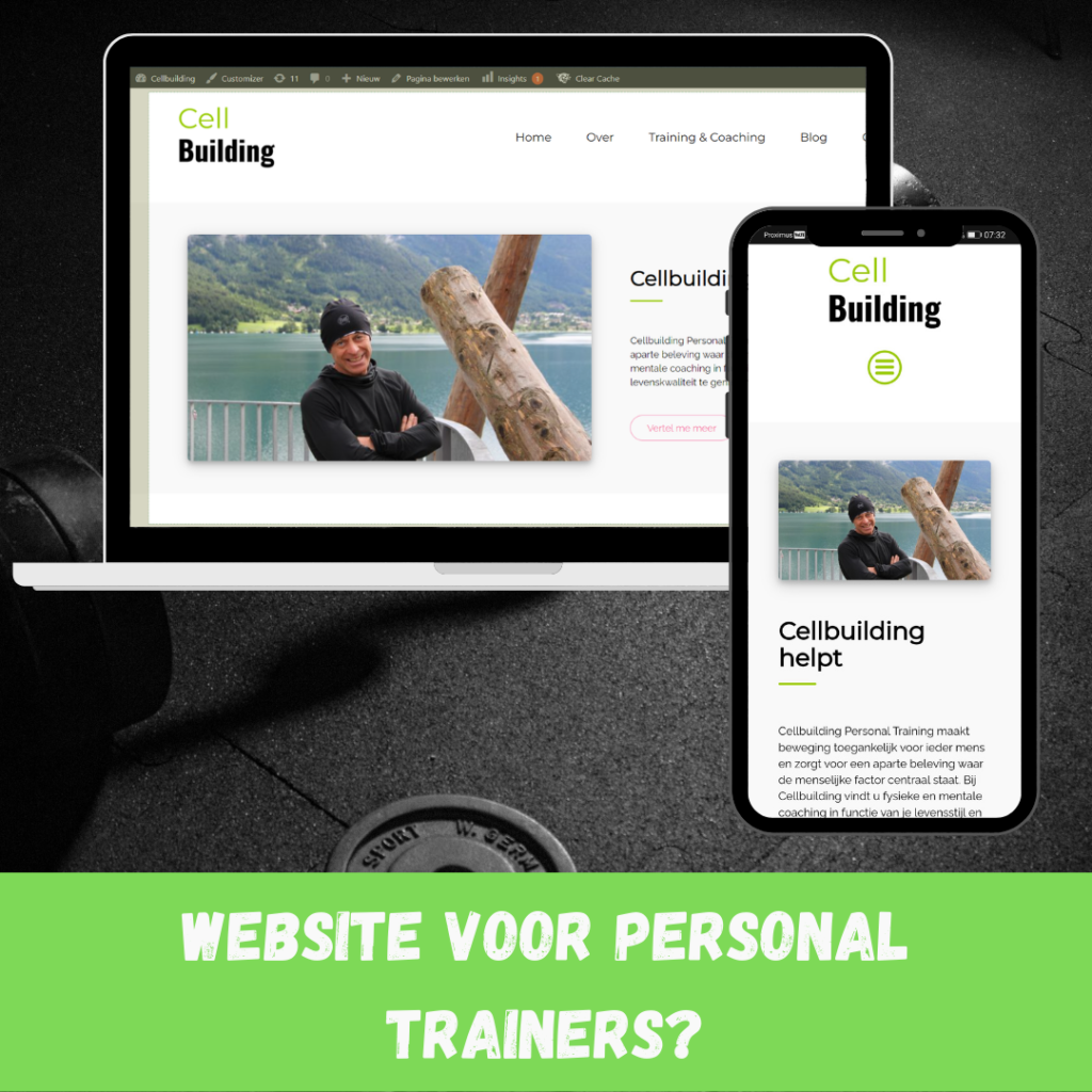 website voor personal trainers